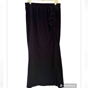 Vintage Y2K Avenue Studio Black Maxi Skirt Size 14/16